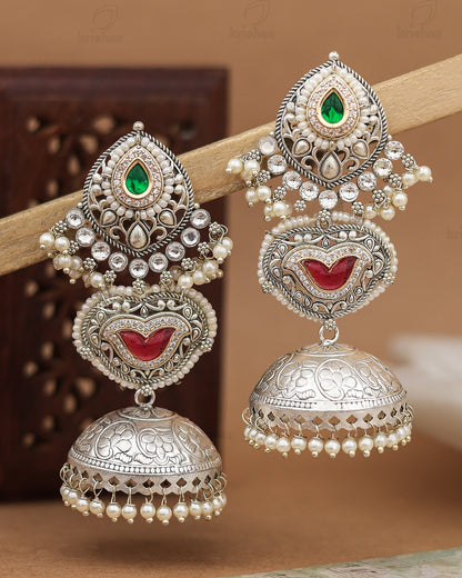 Mridula Premium Jhumki Earrings