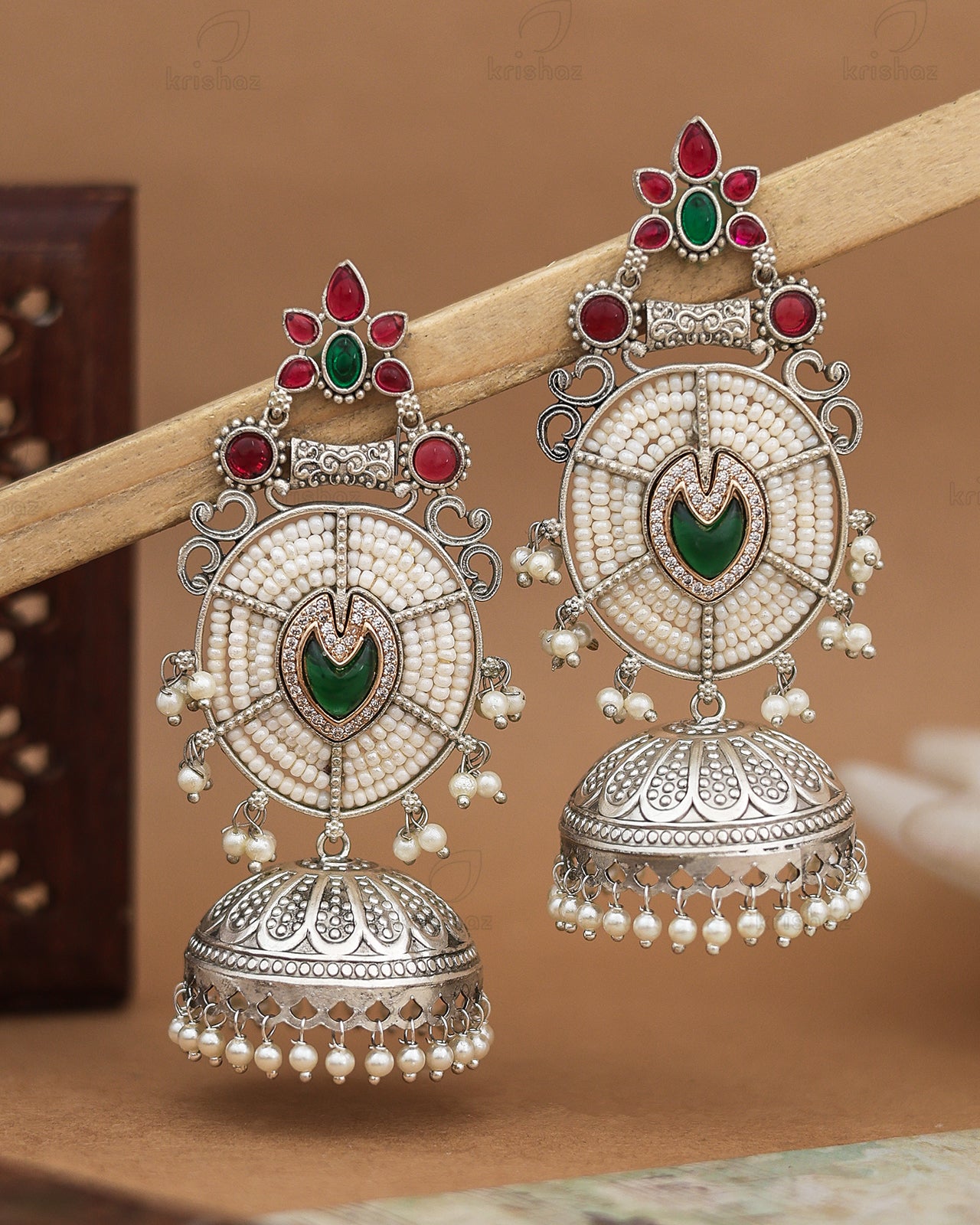 Jayshree Big Jhumka Earrings