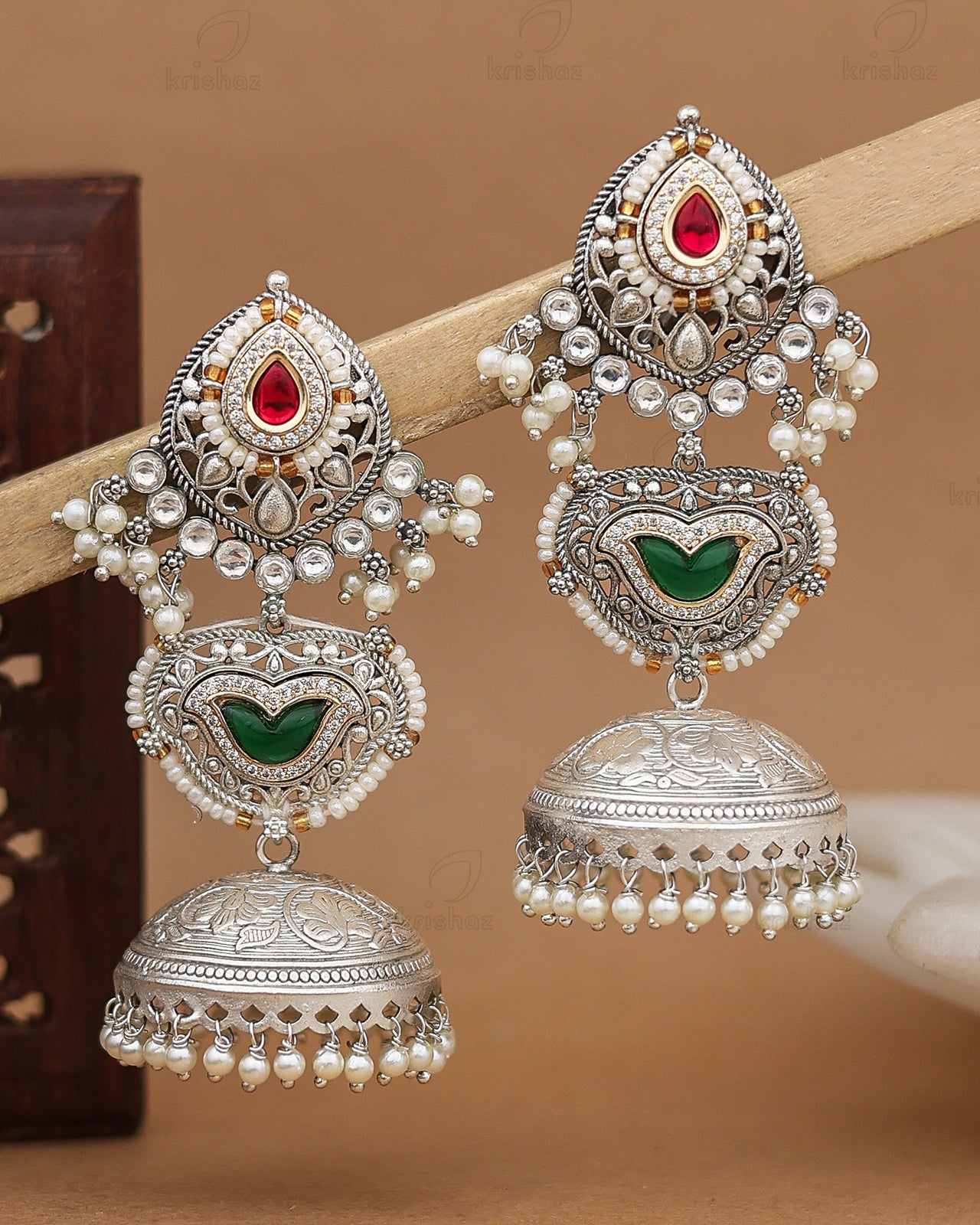 Mridula Premium Jhumki Earrings