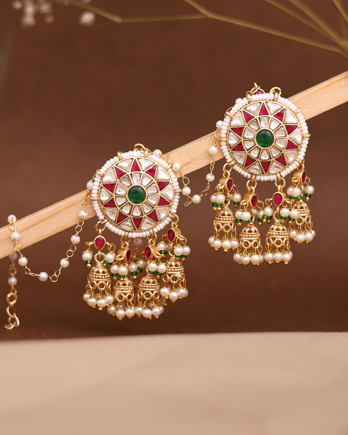 Gulshan Pachi Kundan Premium Danglers