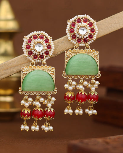 Gulnaaz Premium Gold Danglers