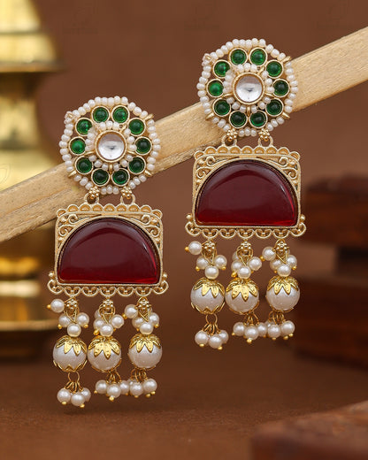 Gulnaaz Premium Gold Danglers