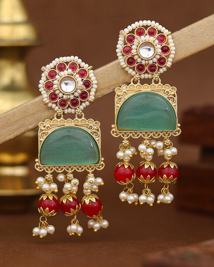 Gulnaaz Premium Gold Danglers