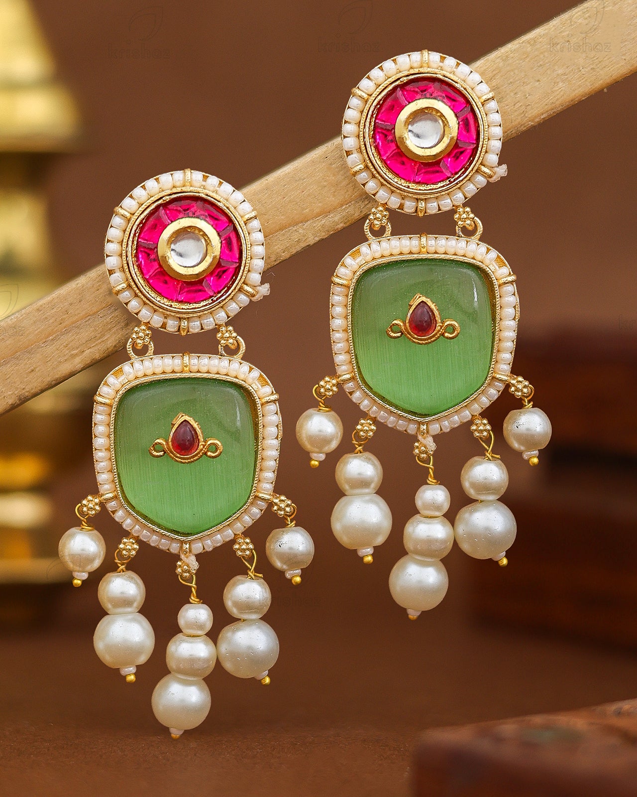 Roopam Premium Gold Danglers