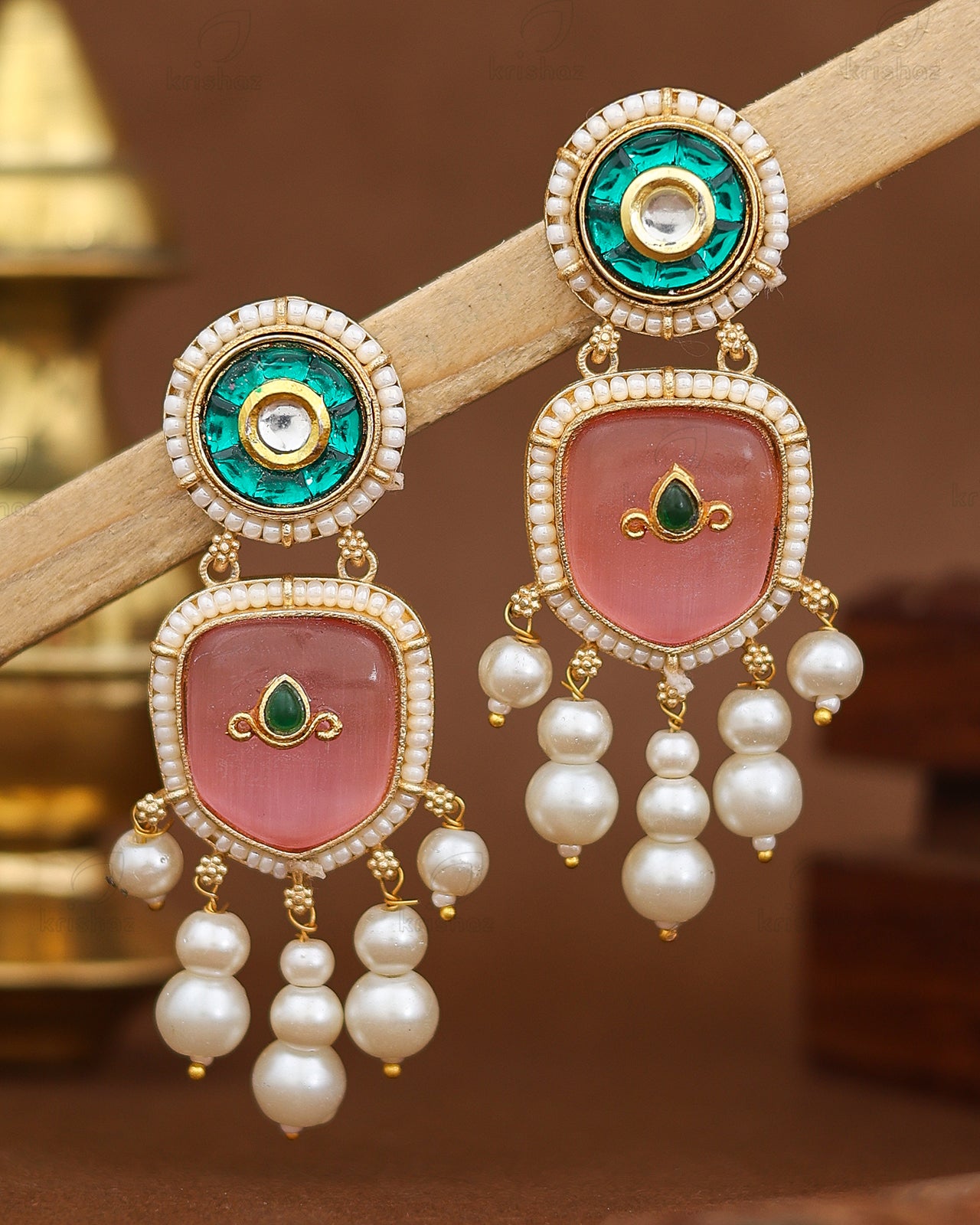 Roopam Premium Gold Danglers