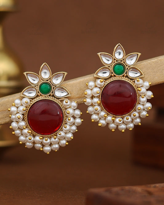 Jasmine Premium Gold Studs