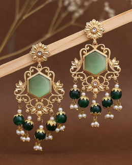 Nikhat Premium Gold Danglers