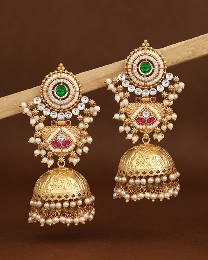 Samantha Premium Gold Jhumki
