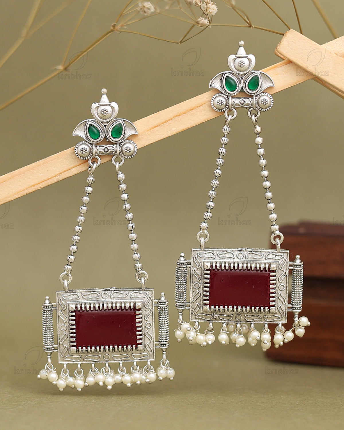 Vayam Long Dangler Earrings