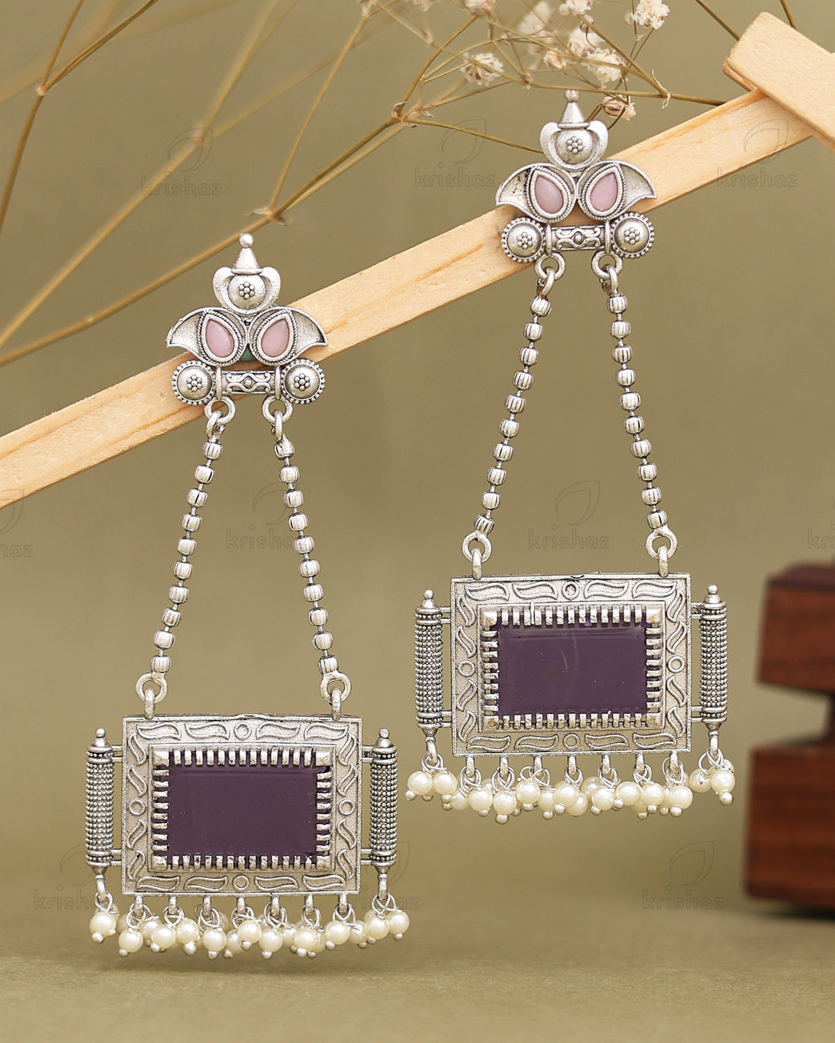 Vayam Long Dangler Earrings