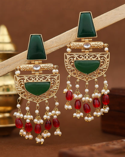 Tattva Premium Gold Danglers