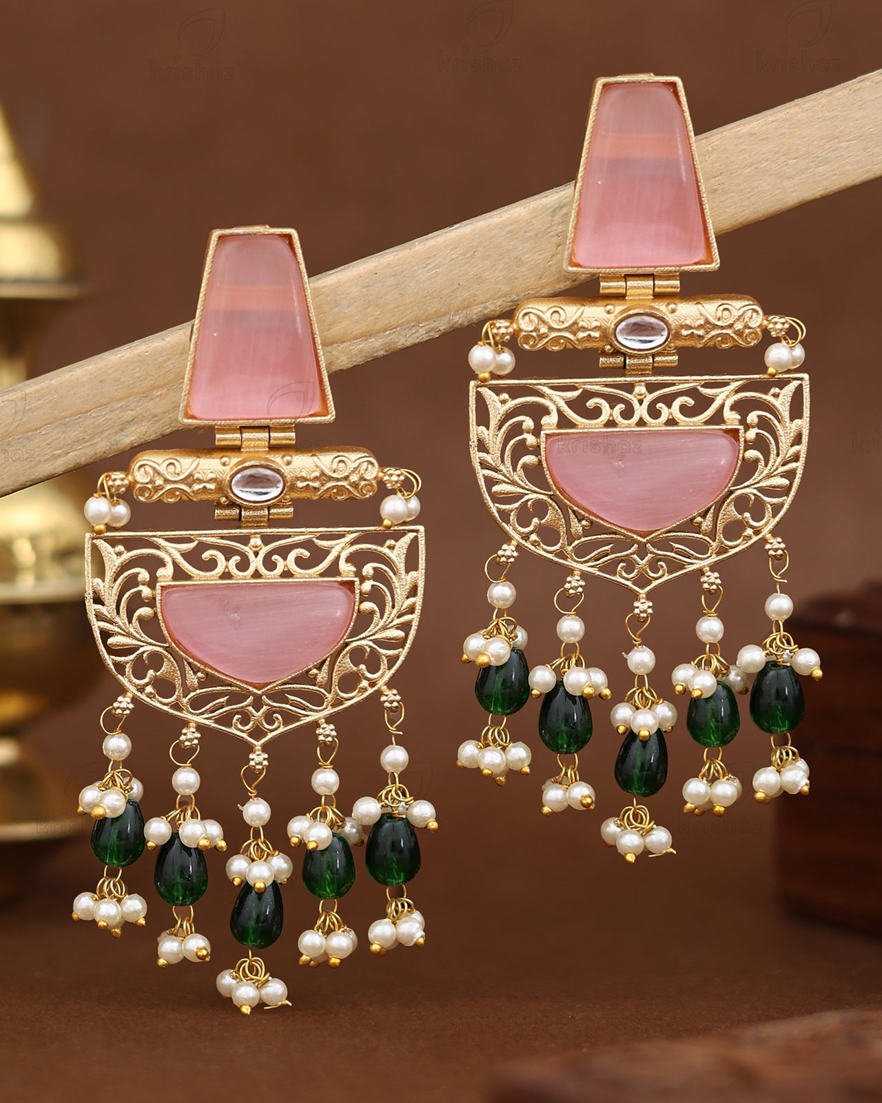 Tattva Premium Gold Danglers