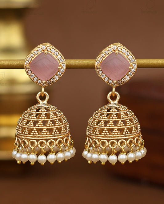 Glory Gold Jhumki Earrings