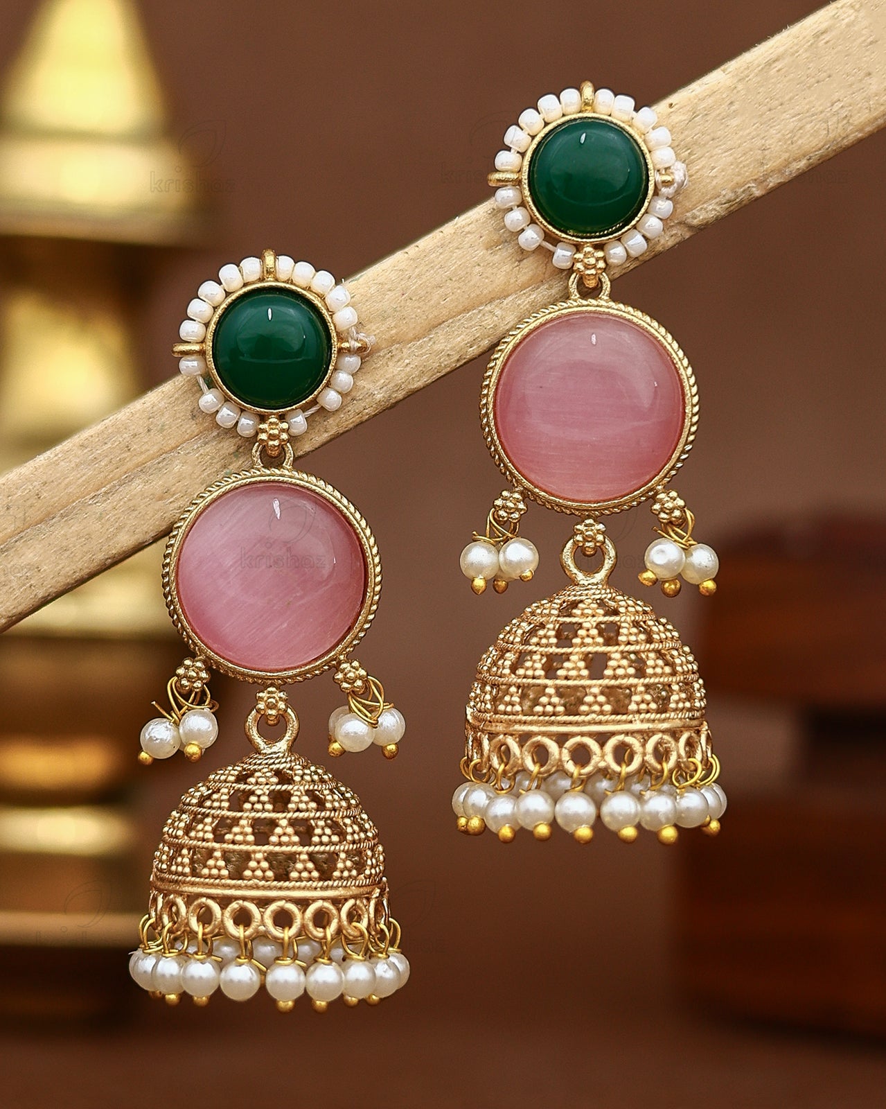 Pranjal Jhumki Earrings
