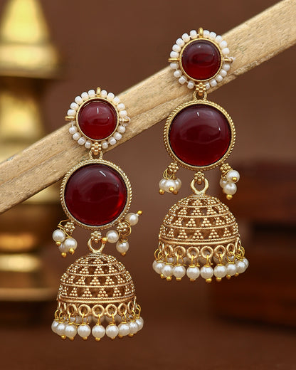Pranjal Jhumki Earrings