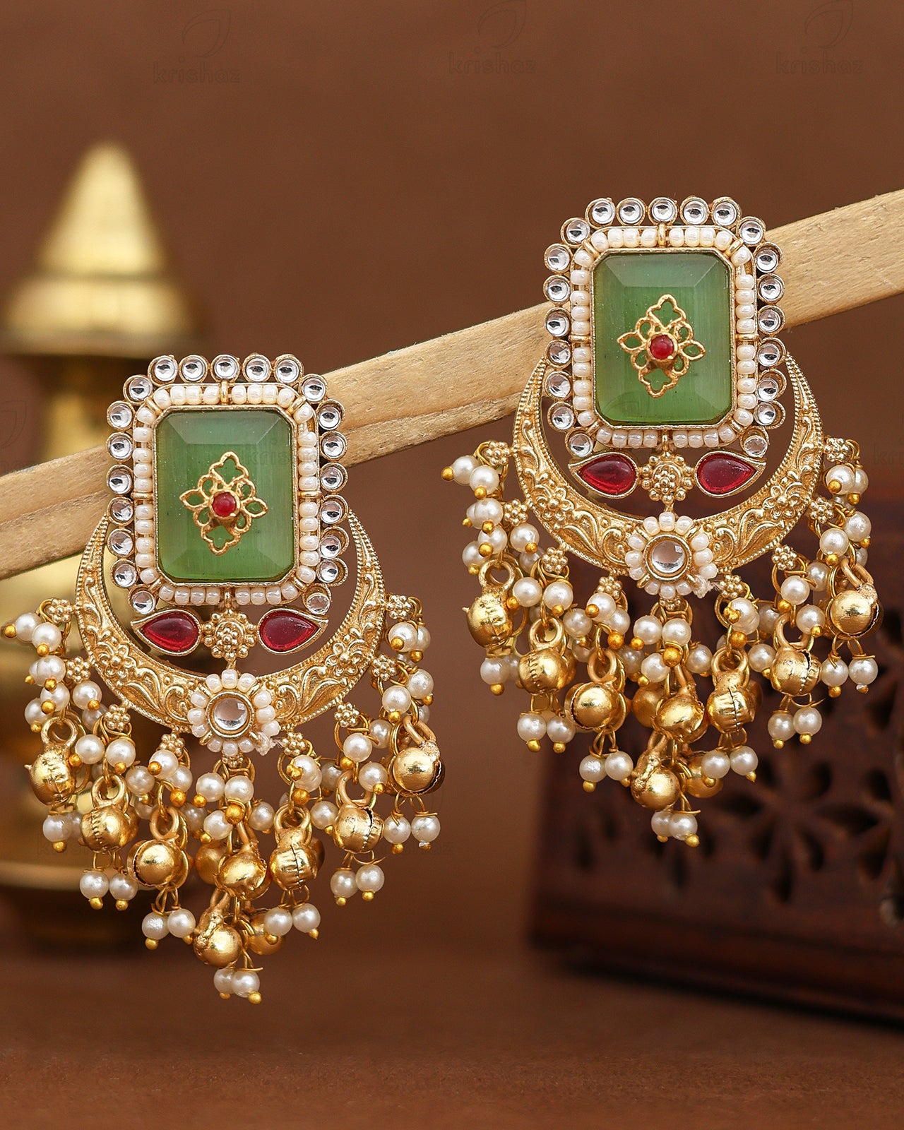 Chandrika Premium Gold Studs