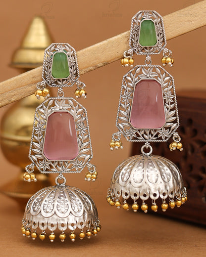 Teertha Premium Jhumki Earrings