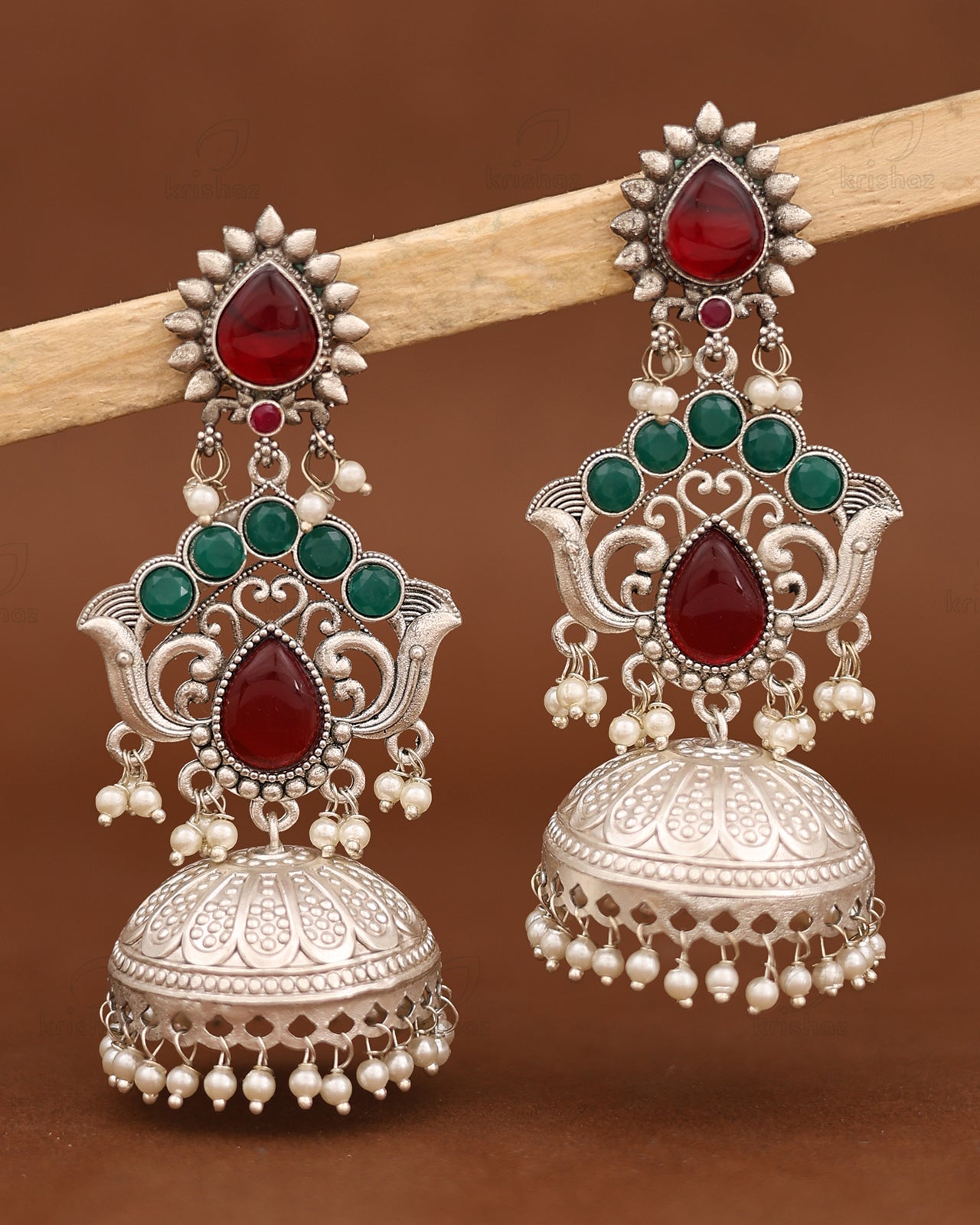 Neeti Long Jhumki Earrings