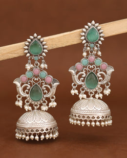 Neeti Long Jhumki Earrings
