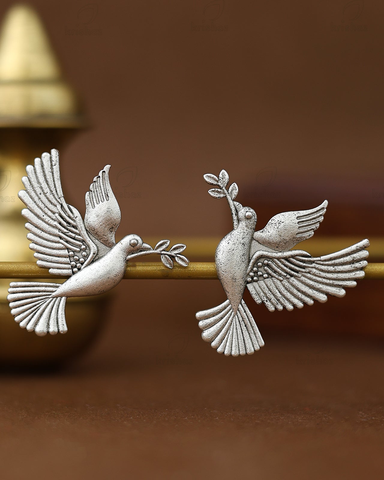 Parinda Flower Studs Earrings