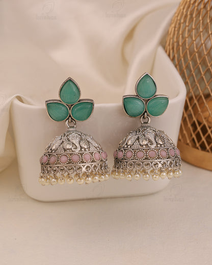 Mayuksh Jhumki Earrings