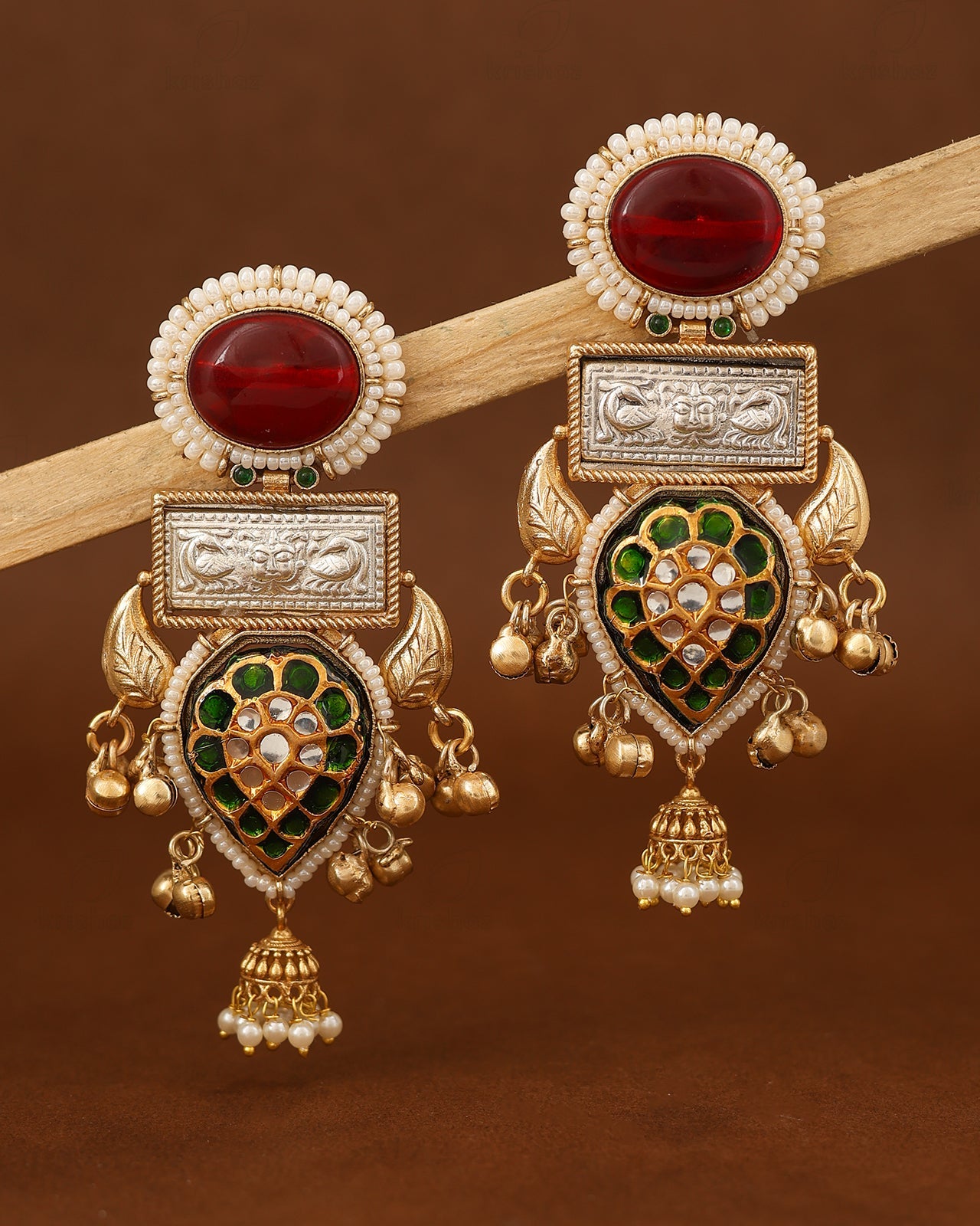 Maitra Premium Gold Dangler