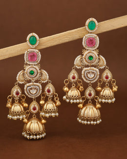 Rajeshwari Premium Gold Jhumki