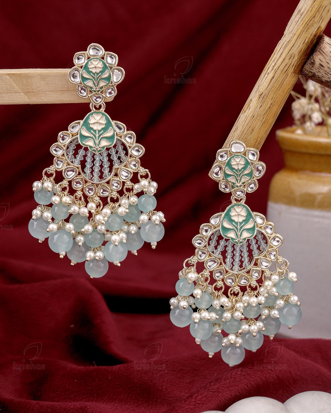 Radha Kundan Danglers
