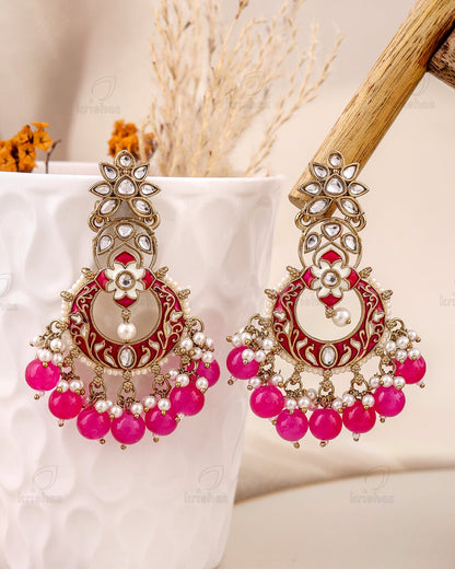 Rudrakshi Kundan Danglers-M