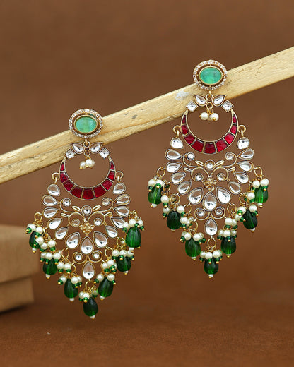 Morvika Premium Gold Danglers