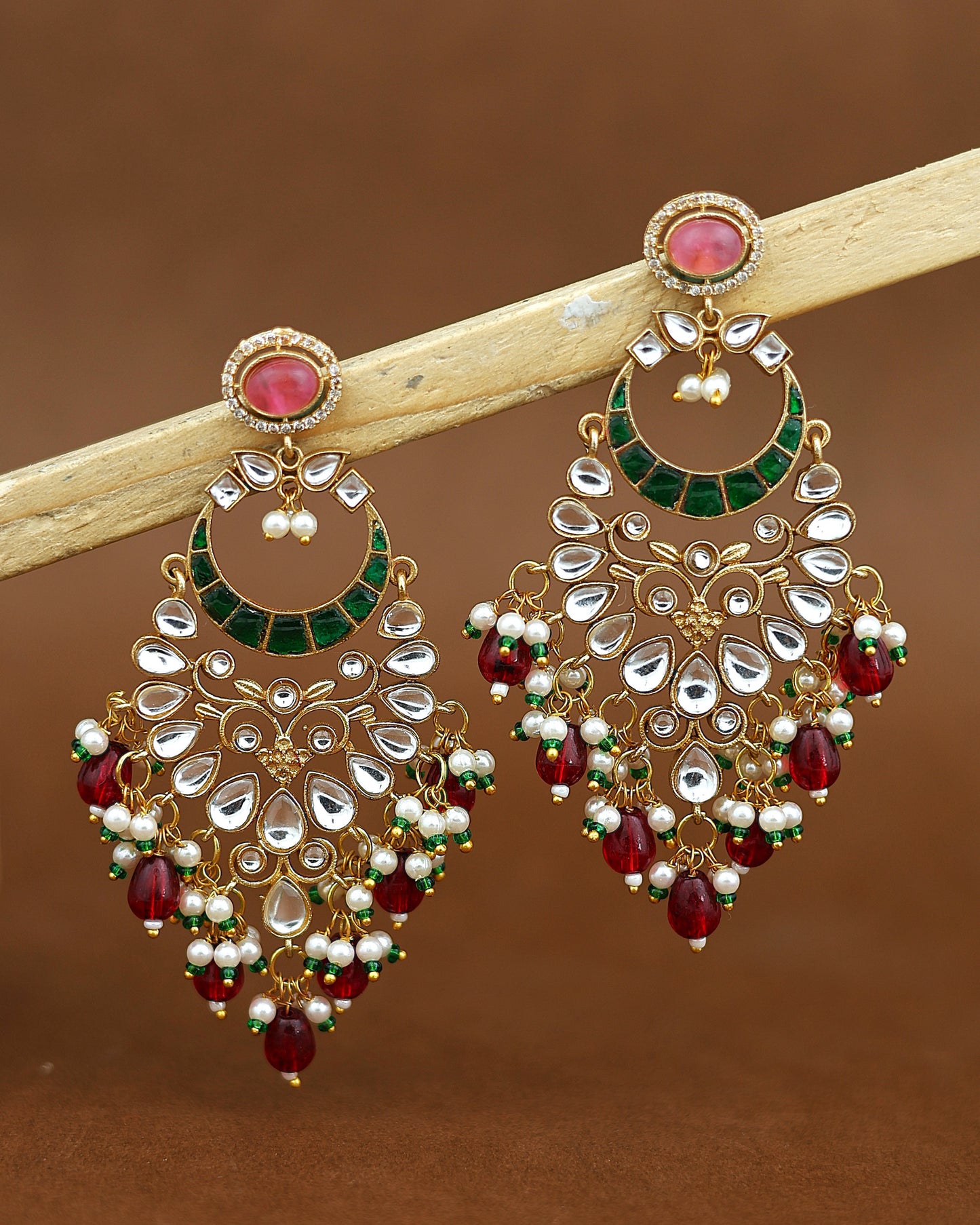 Morvika Premium Gold Danglers