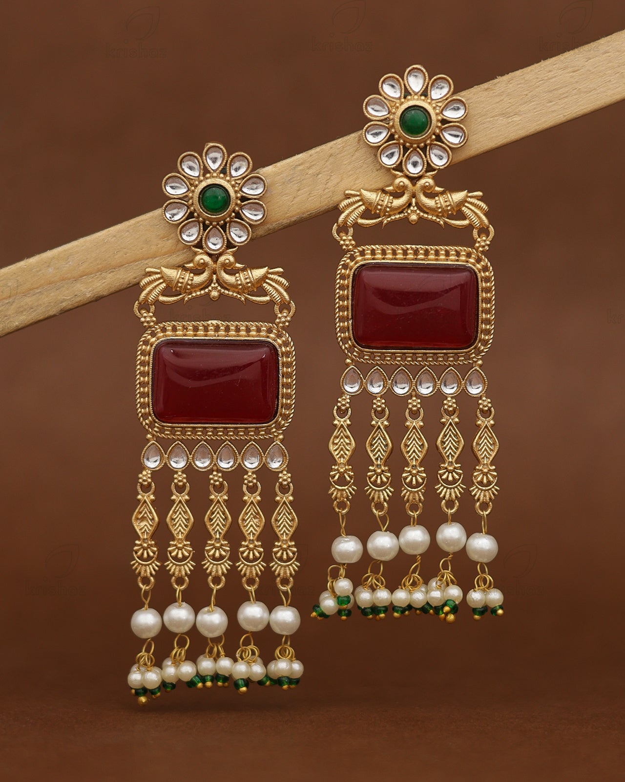 Chaitanya Premium Gold Danglers