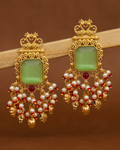 Nitya Premium Gold Danglers