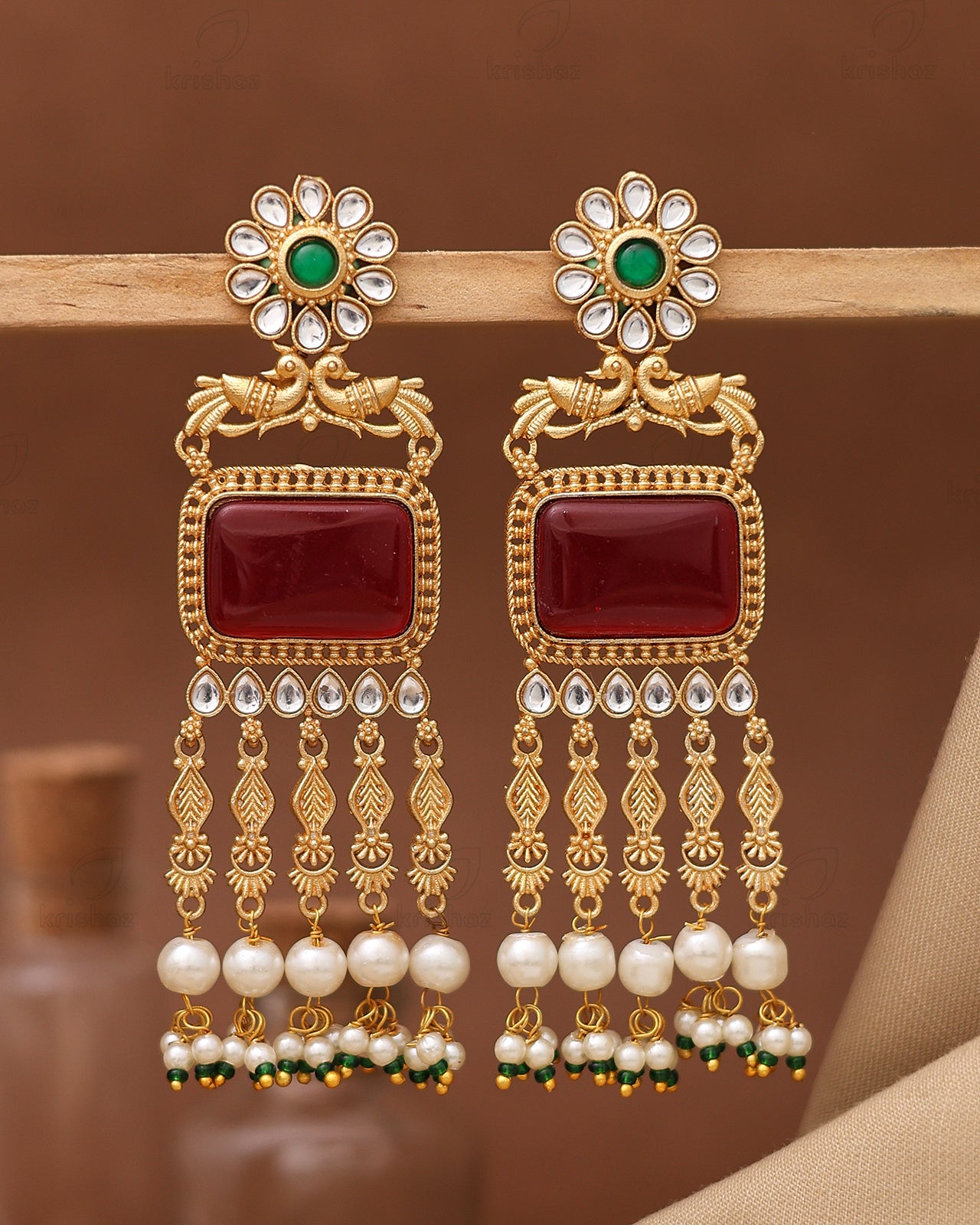 Chaitanya Premium Gold Danglers