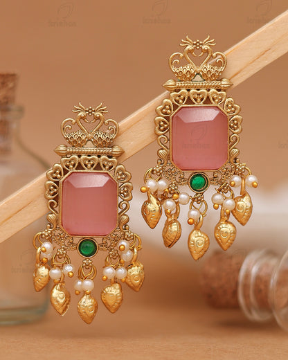 Nitya Premium Gold Danglers