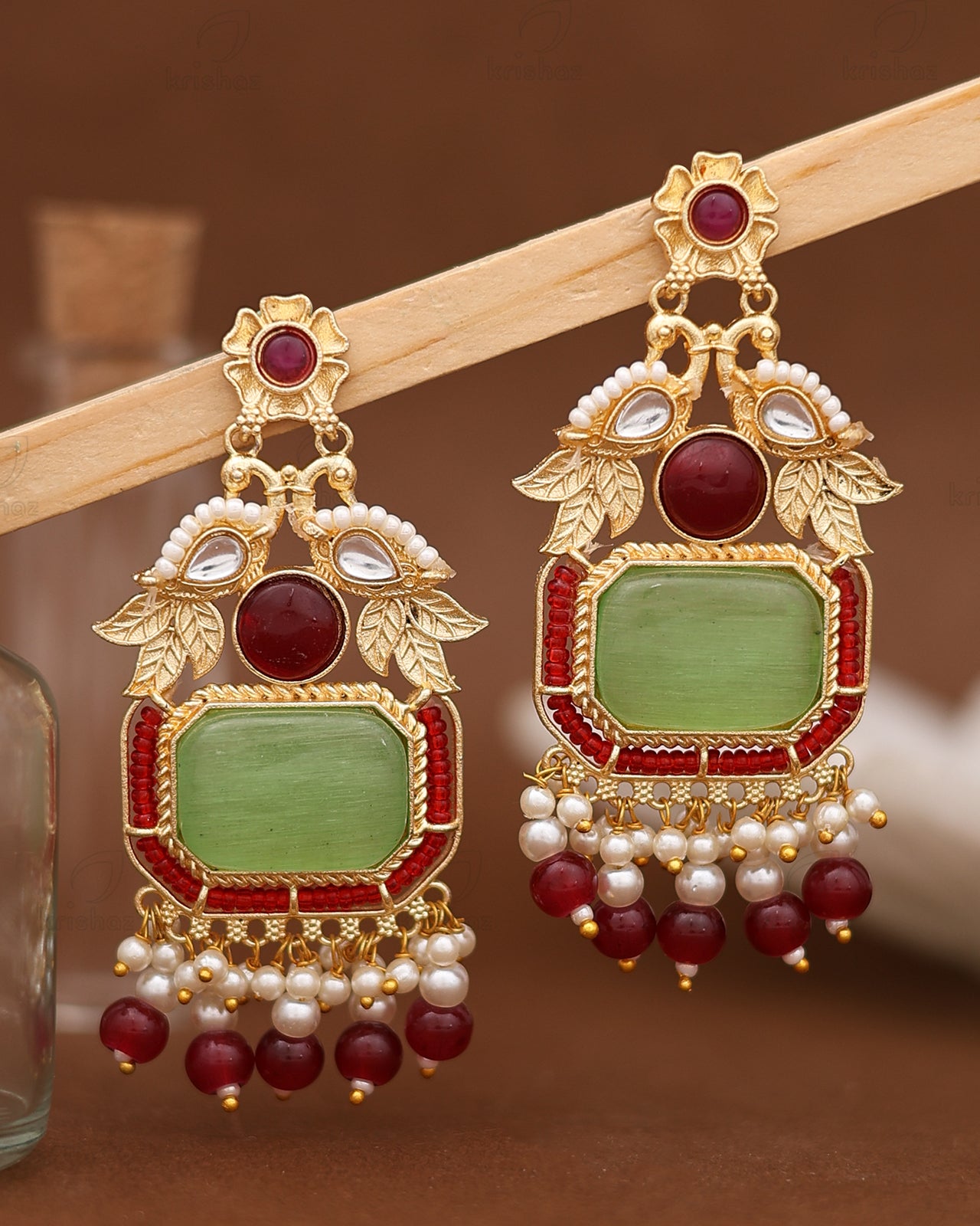 Tanya Premium Gold Danglers