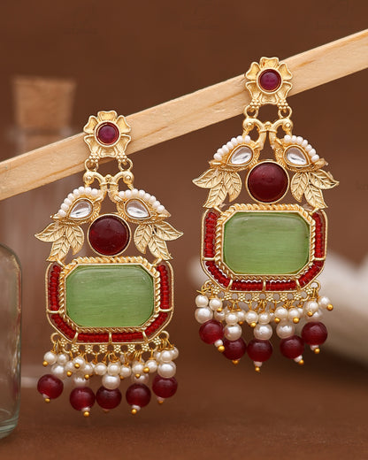 Tanya Premium Gold Danglers