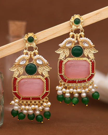 Tanya Premium Gold Danglers