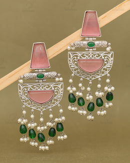 Tattva Silver Danglers