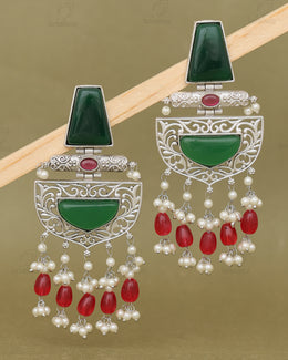 Tattva Silver Danglers