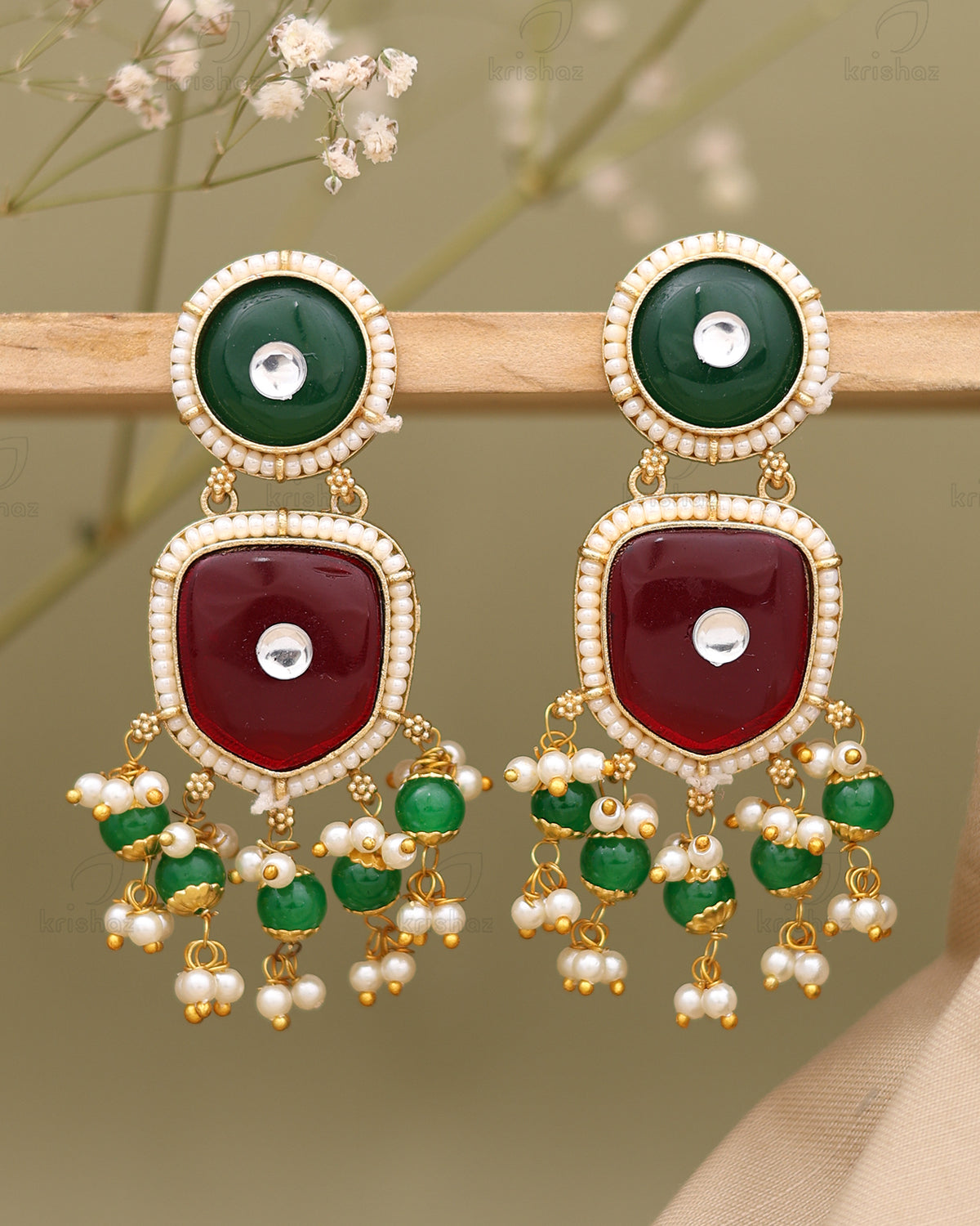 Roopam Premium Gold Danglers