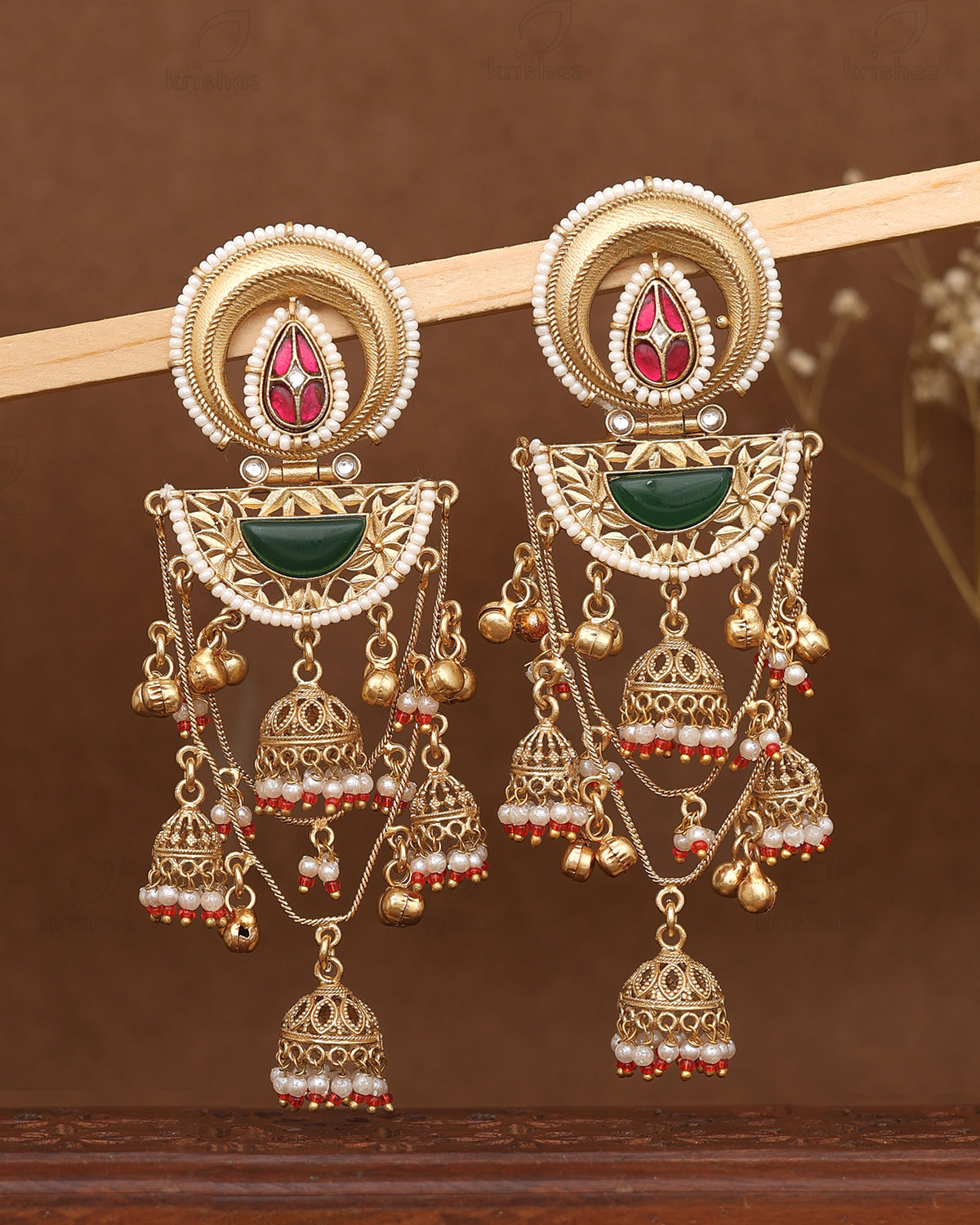 Patiala Moon Kashmiri Jhumki