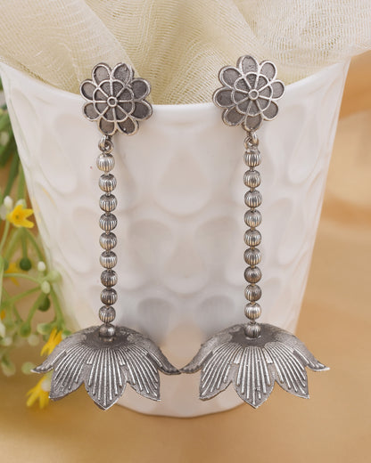 Mokshit Drop Jhumki Earrings